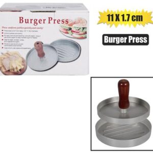 Burger Press 11 x 1.7cm Aluminium