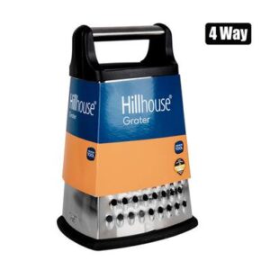 Hillhouse Grater 4-way S/s Black