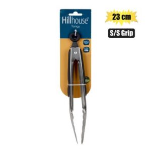Hillhouse Tongs Serving S/s Rub-grip 23cm Hilhouse