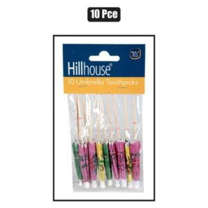 Toothpicks Fancy Umbrella 10-piece Hillhouse