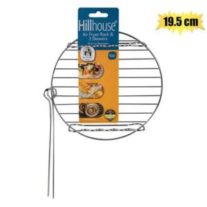 Hillhouse Air Fryer Rack with 3 Skewers