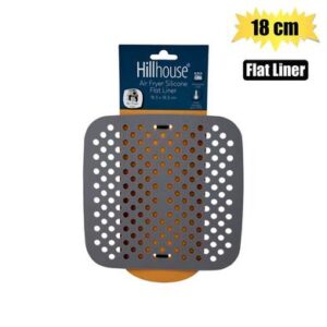 Hillhouse Air Fryer Silicone Flat Liner Sqr 18cm
