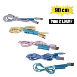 Get Connected Usb Cable Type C 1.0amp Bulk 90cm