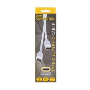 Get Connected Usb Cable Type C to Type C 2.0 Amp 1m
