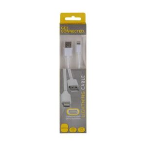 Get Connected Usb Cable Lightning 2.0 amp-1m
