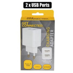 Usb Plug-adaptor 2xusb Ports Get Con