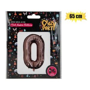 Balloons Helium Foil R/gold 0 65cm f-02
