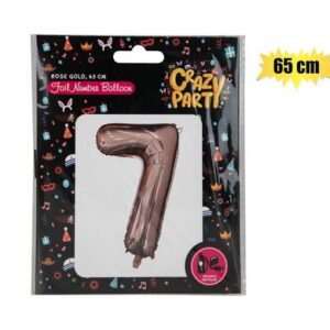 Balloons Helium Foil R/gold 7 65cm f-02