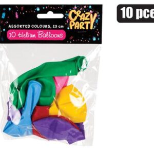 Balloons Helium 10-piece Mix Colours f-01