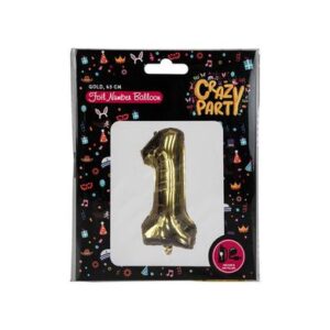 Balloons Helium Foil Gold 1 65cm f-02