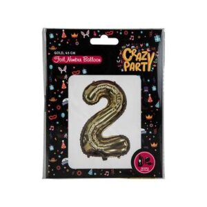 Balloons Helium Foil Gold 2 65cm f-02