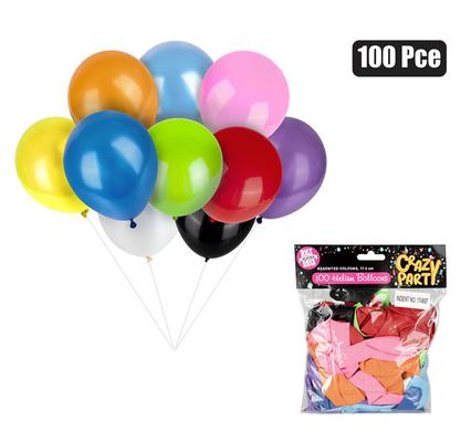Balloons 100-piece Colours – Assorted