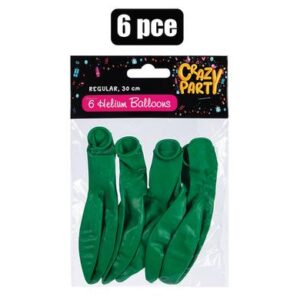 Balloons Helium 6-piece Green f-01