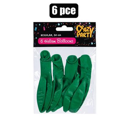 Balloons Helium 6-piece Green f-01
