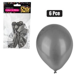 Balloons Helium 6-piece Silver f-01