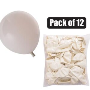 Balloons Helium 1-piece White f-01