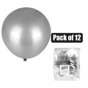 Balloons Helium 1-piece Silver f-01