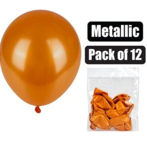 Balloons Helium 1-piece Metallic Gold f-01