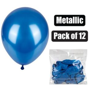 Balloons Helium 1-piece Metallic Blue f-01