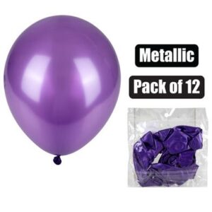 Balloons Helium 1-piece Metallic Purple f-01