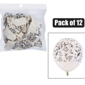 Balloons Helium 1-piece Design White f-01