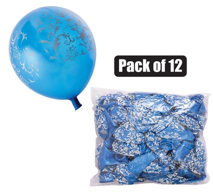 Balloons Helium 1-piece Design Blue f-01