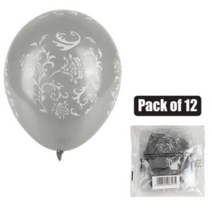 Balloons Helium 1-piece Design Silver f-01