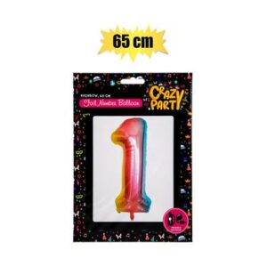 Balloons Helium Foil Rainbow 1 65cm f-02