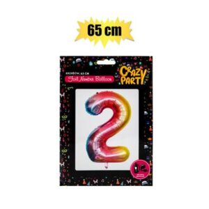 Balloons Helium Foil Rainbow 2 65cm f-02