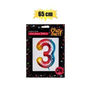 Balloons Helium Foil Rainbow 3 65cm f-02