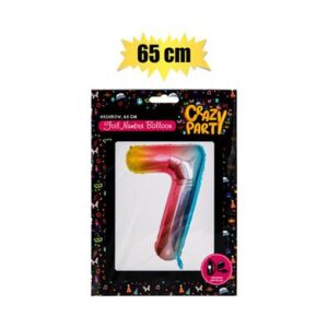 Balloons Helium Foil Rainbow 7 65cm f-02