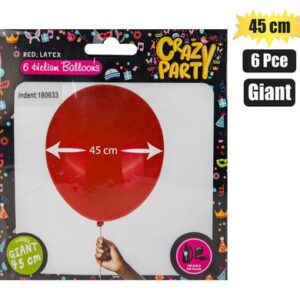 Balloons Giant 6-piece Red f-02