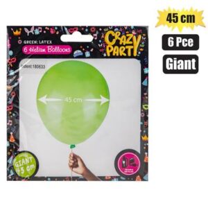 Balloons Giant 6-piece Green f-02