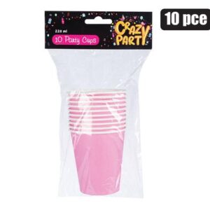 Party Cups Pink 10-piece