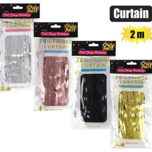Party Tinsel Backdrop Curtain 1 x 2m