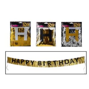 Happy Birthday Banner Curtain