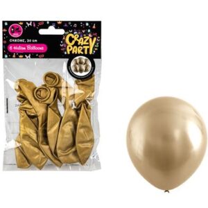 Balloons 6-piece Chrome Gold f-01