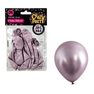 Balloons 6-piece Chrome Pink f-01