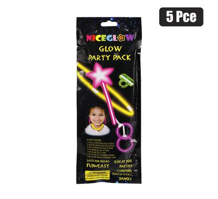 Glow Stick Party Pack Girls 5-piece
