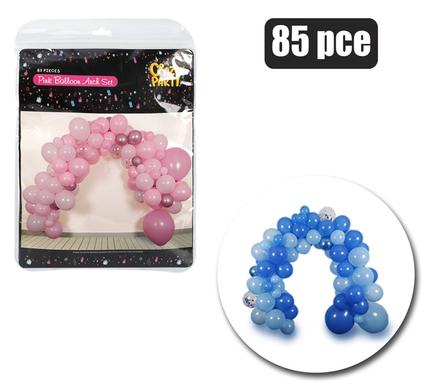 Balloon Arch Decor Pack Pink/blue 85-piece