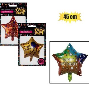 Balloon Helium Shape Happy Birthday 45cm f-01
