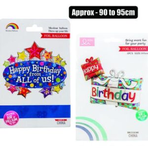 Balloon Helium Foil Happy Birthday Huge f-05