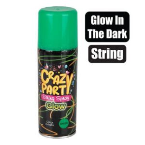 Party-spray String Glow in Dark Green