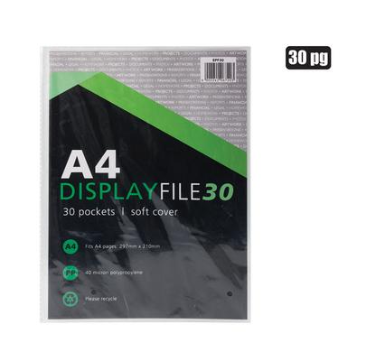 Butterfly File Display-book Plastic A4 30-page