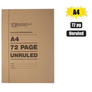 Marlin Book Soft-cover A4 72pg Unruled