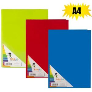Khoki File 2-ring Binder A4 Colors – Assorted