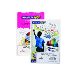 Marlin Book Exam-pad 80-sheets Punched