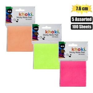 Khoki Note-pad Self-stick 100's 76 x 76mm