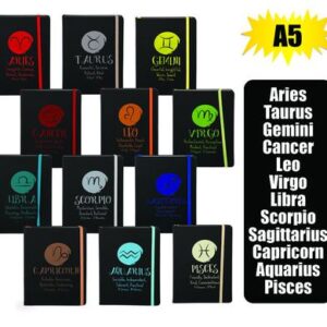 Notebook Horoscope with Elastic Band A5