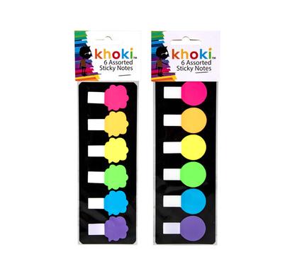 Khoki Note-pad Self-stick Lolly-pop Assorted